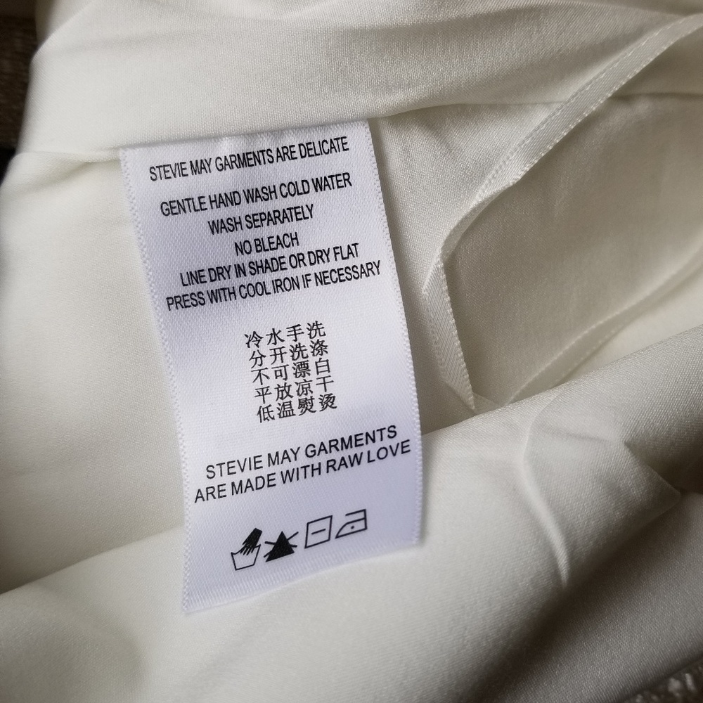 Stevie May Shorts White Size Med - Picture 7 of 8